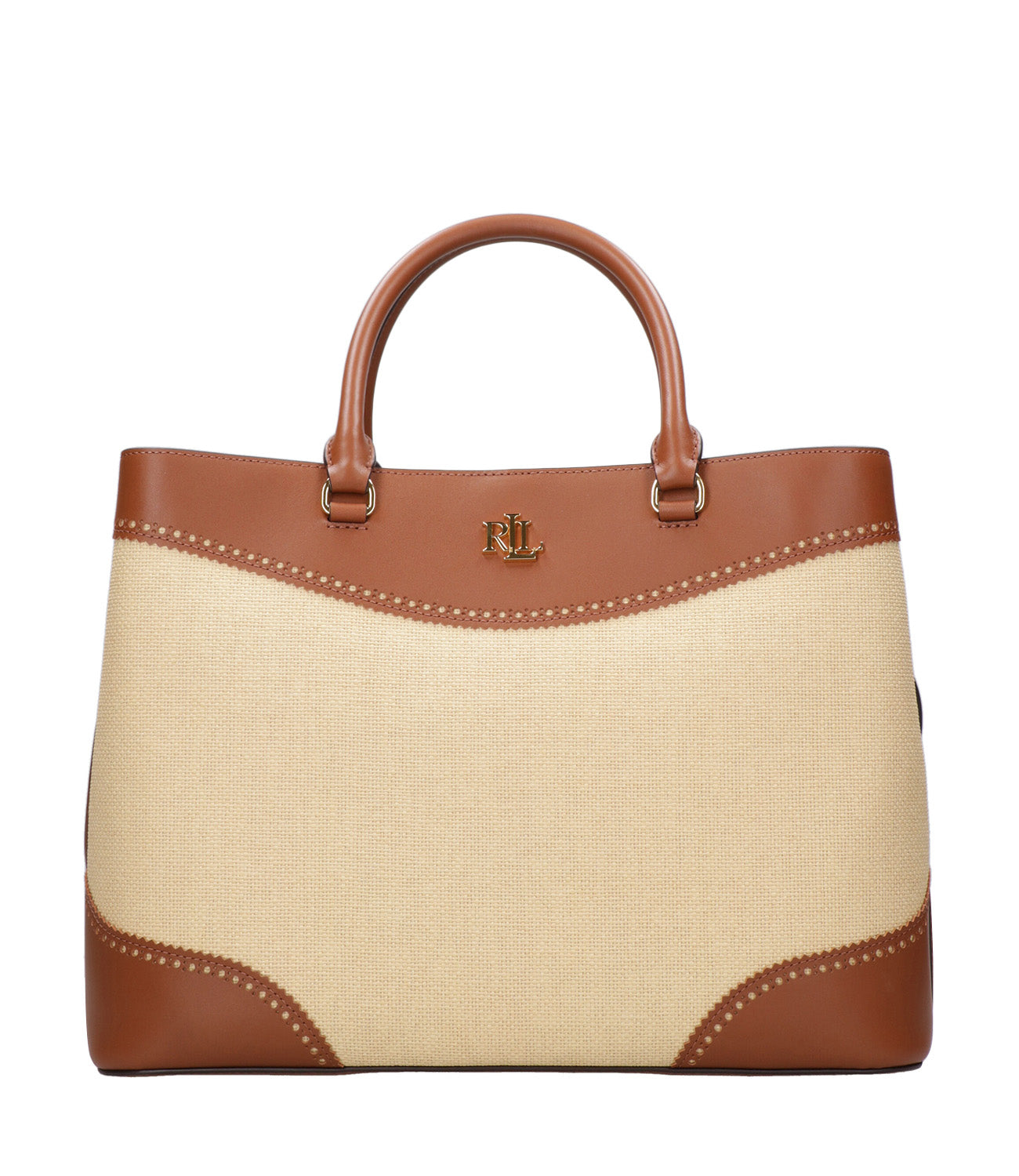 Lauren Ralph Lauren | Borsa a Spalla Marcy Naturale Cuoio
