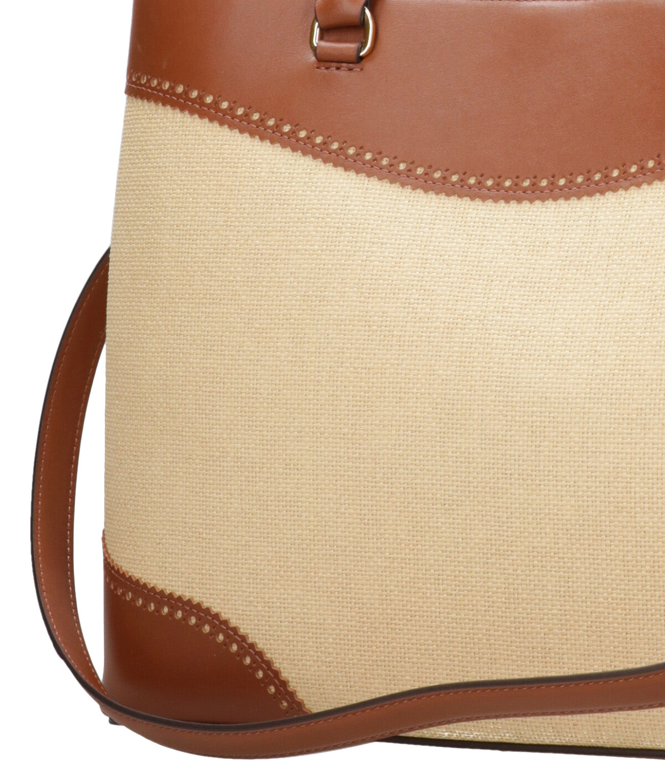 Lauren Ralph Lauren | Borsa a Spalla Marcy Naturale Cuoio