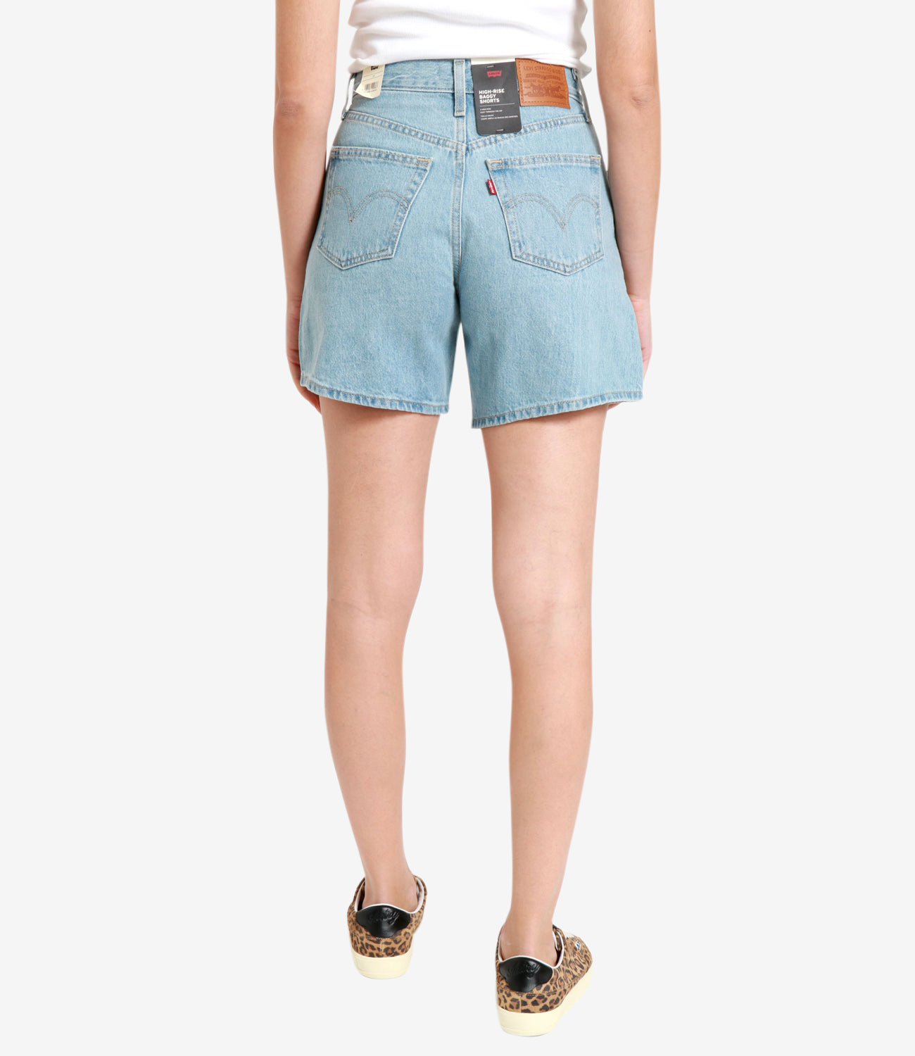 Levis | Shorts High Baggy Denim medio