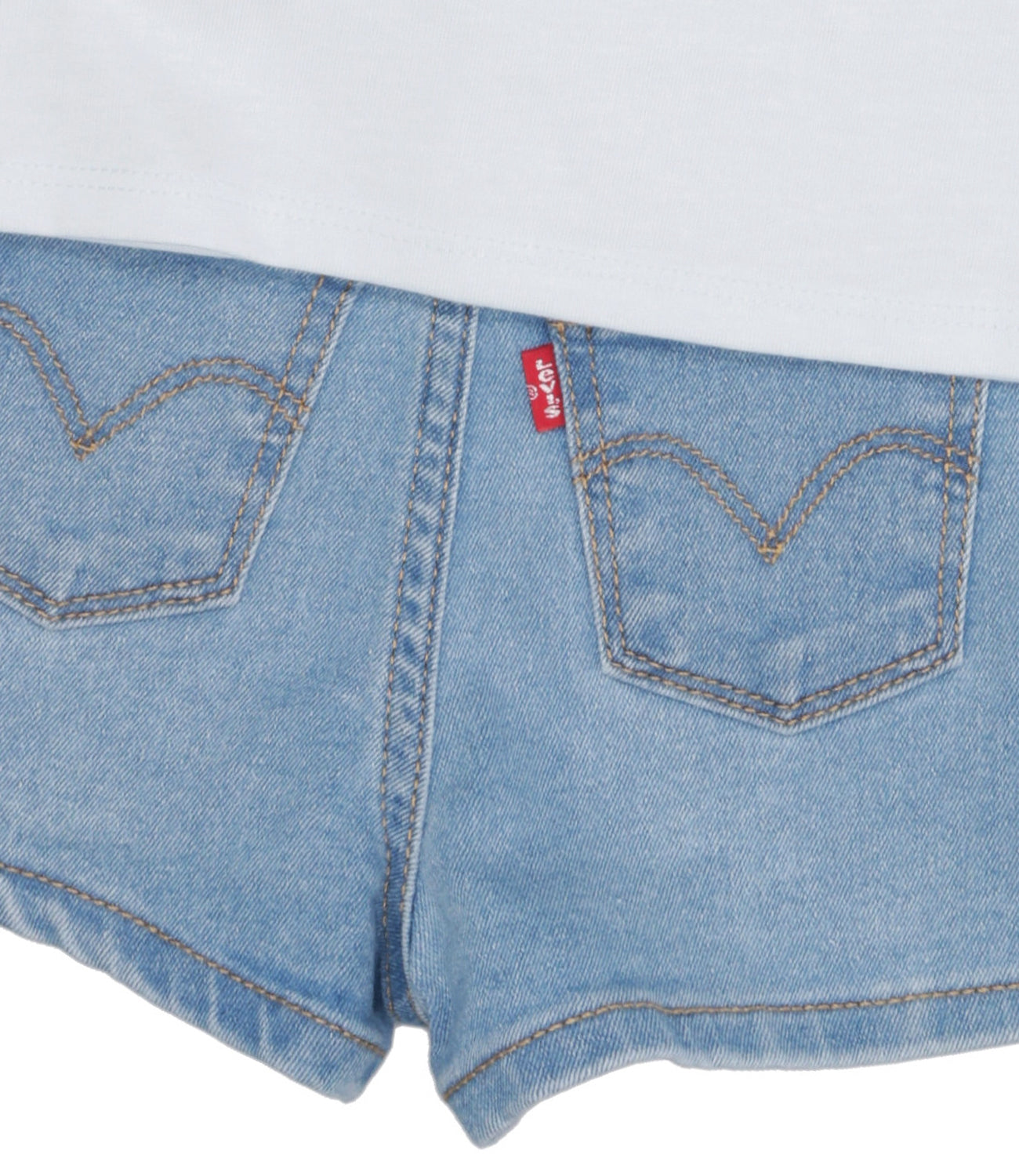 Levis Kids | Set T-Shirt Shorts Celeste