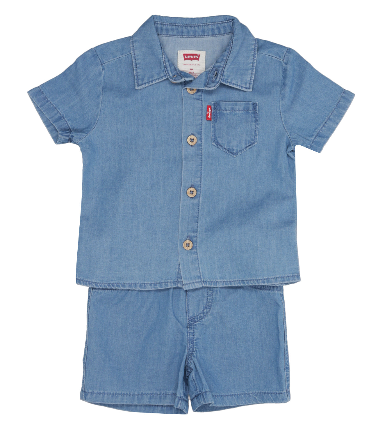 Levis Kids | Set Camicia Bermuda Denim