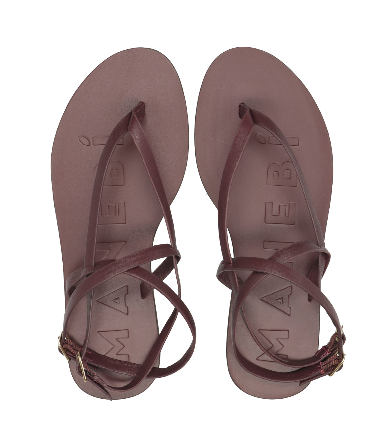Manebi | Sandalo Burgundy