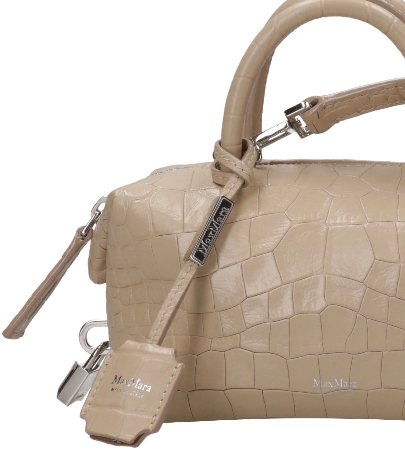 Max Mara | Borsa a Mano Mxaholdalllcroc Ghiaccio