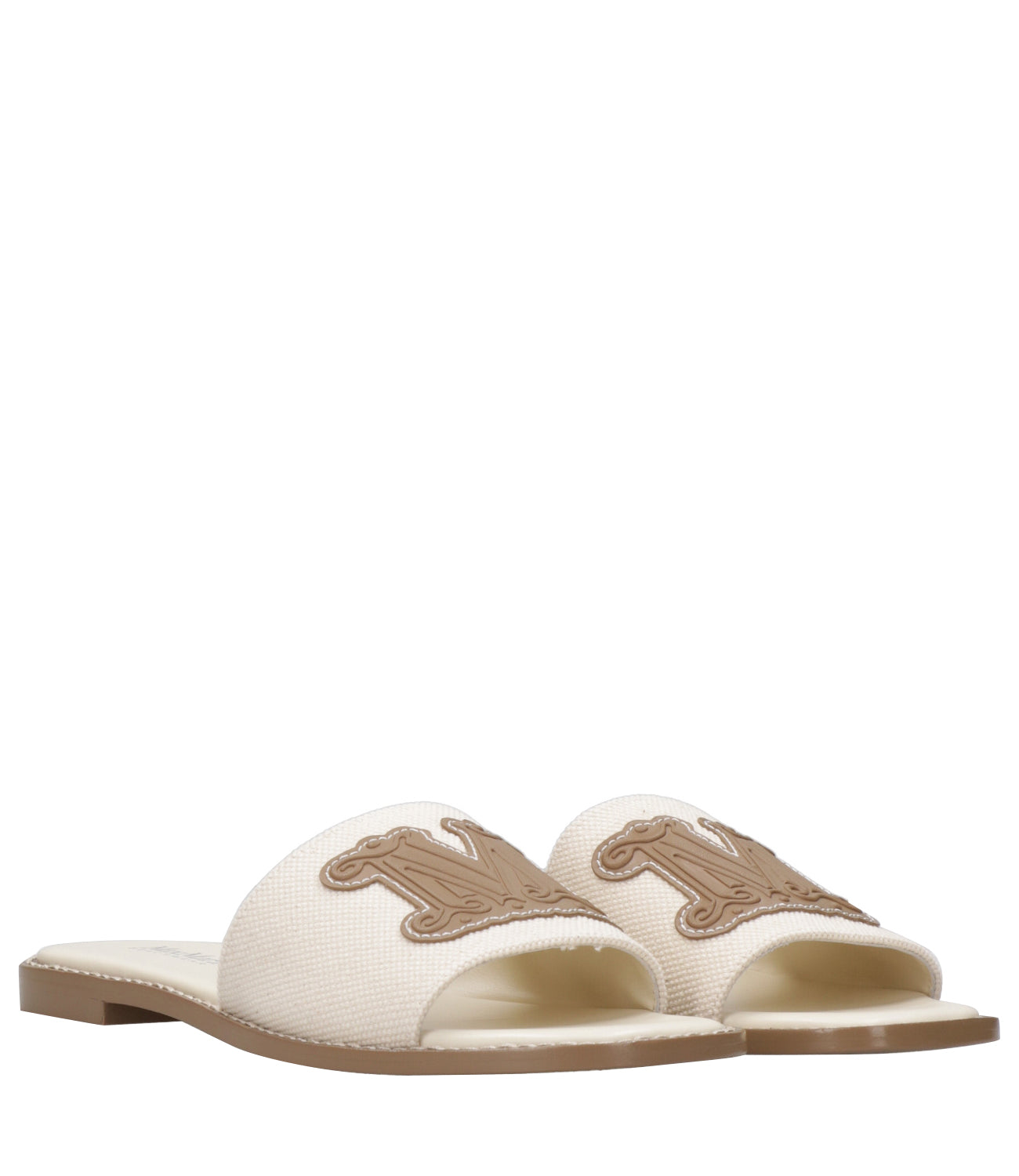 Max Mara Beachwear | Ciabatta Caucaso Panna Cammello