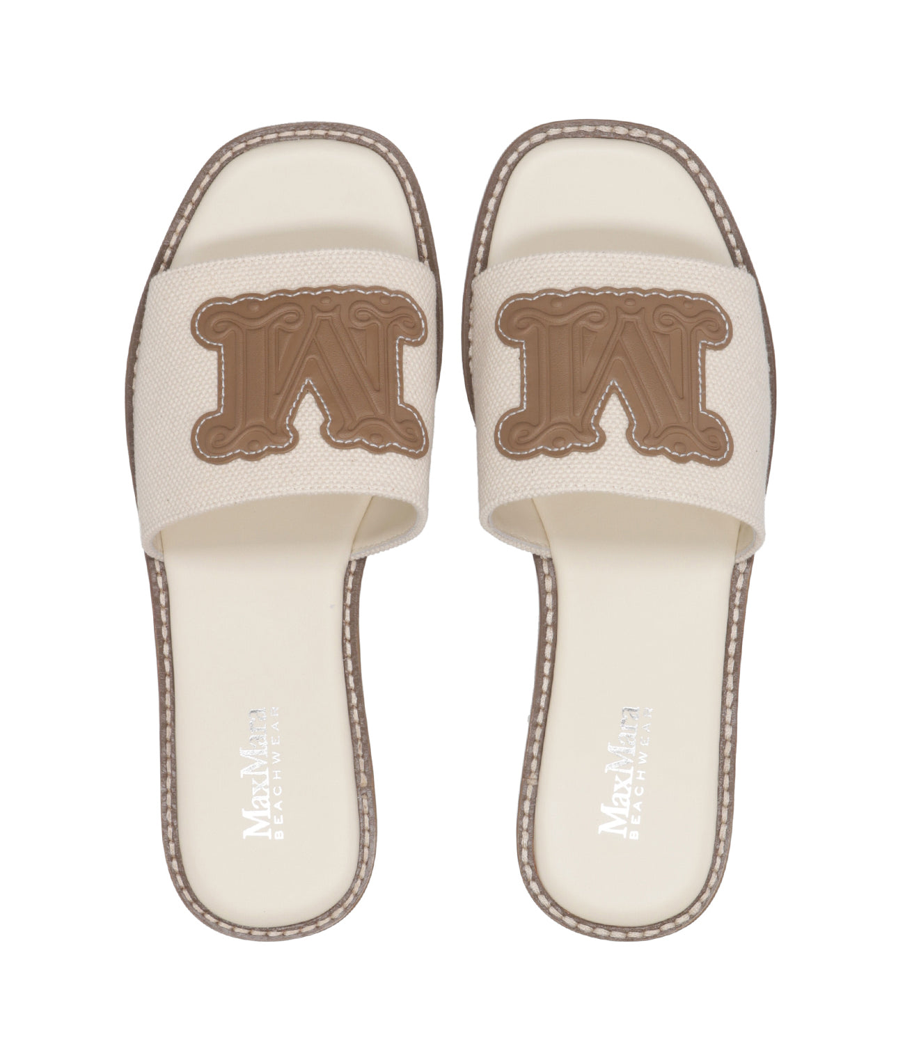 Max Mara Beachwear | Ciabatta Caucaso Panna Cammello