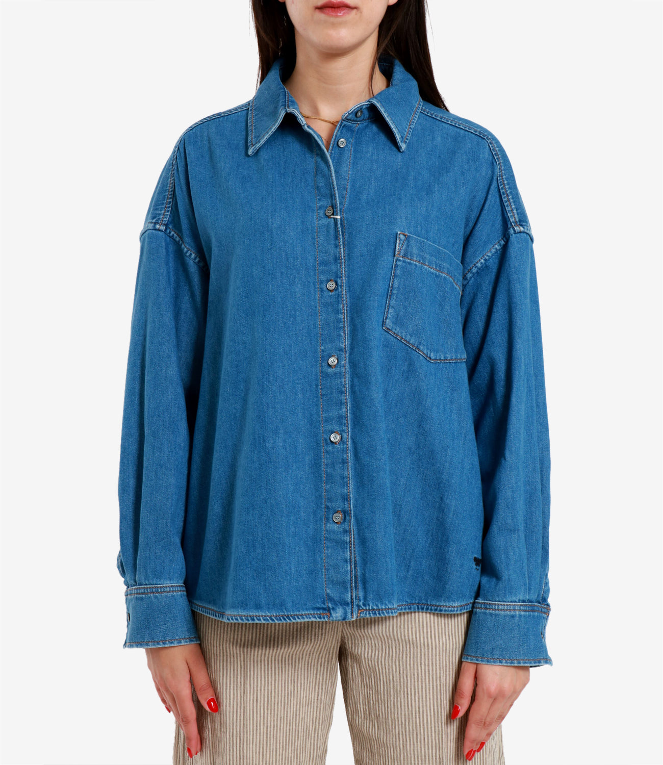Max Mara Weekend | Camicia Wkdfoggia Denim medio