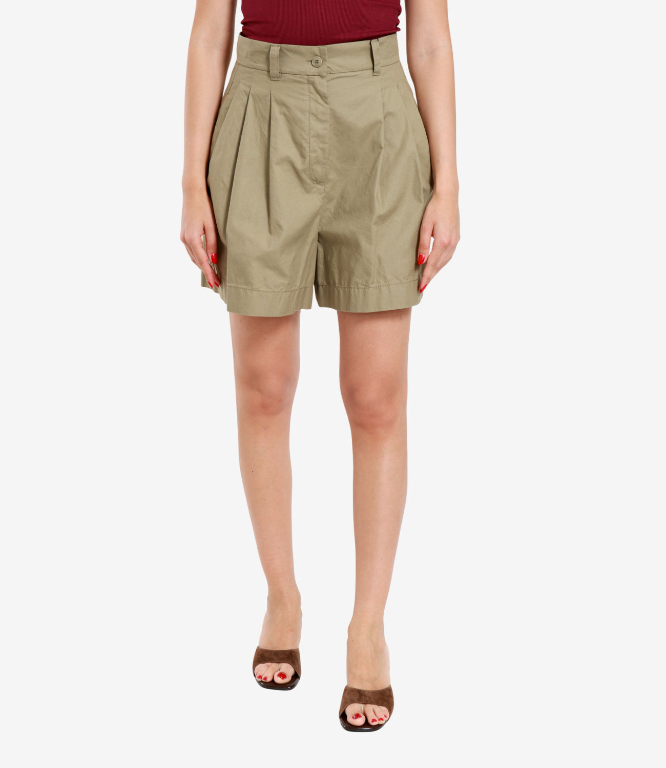 Max Mara Weekend | Bermuda Wkdarmonia Verde oliva