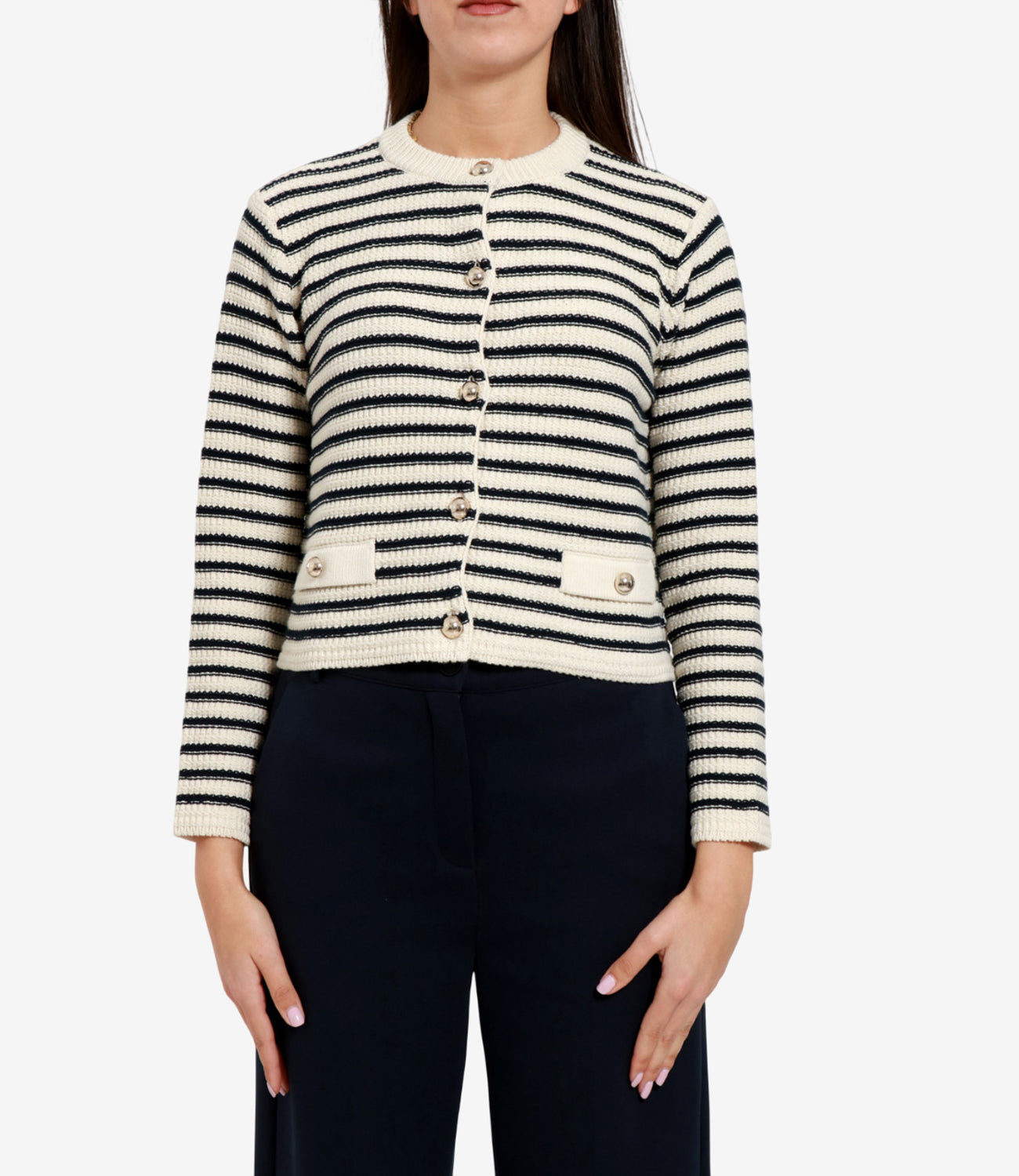 Max Mara Weekend | Cardigan Wkdvodka Avorio e Blu