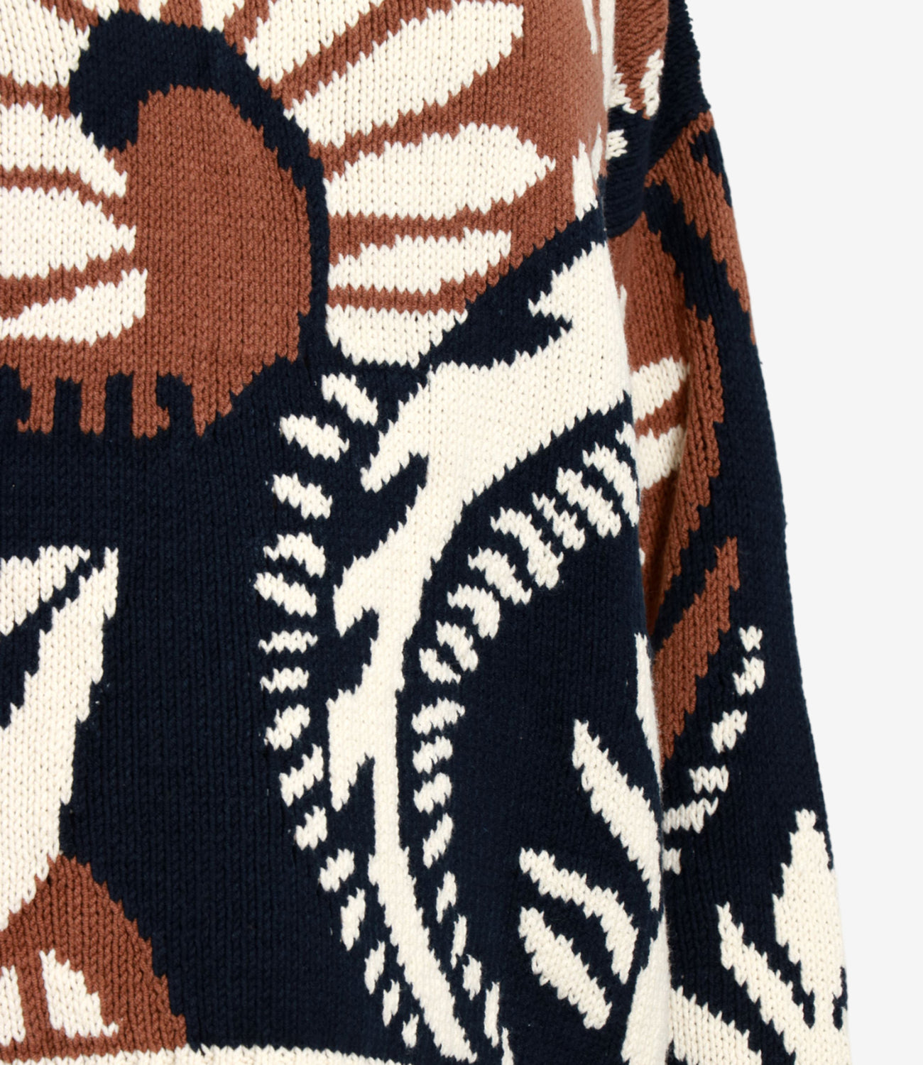 Max Mara Weekend | Maglia Wkdcelebre Marrone Nero e Panna