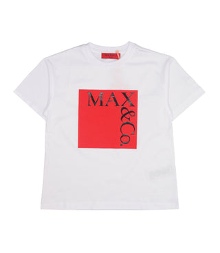 Max&Co Kids | T-Shirt Maxt1F Bianca e Rossa