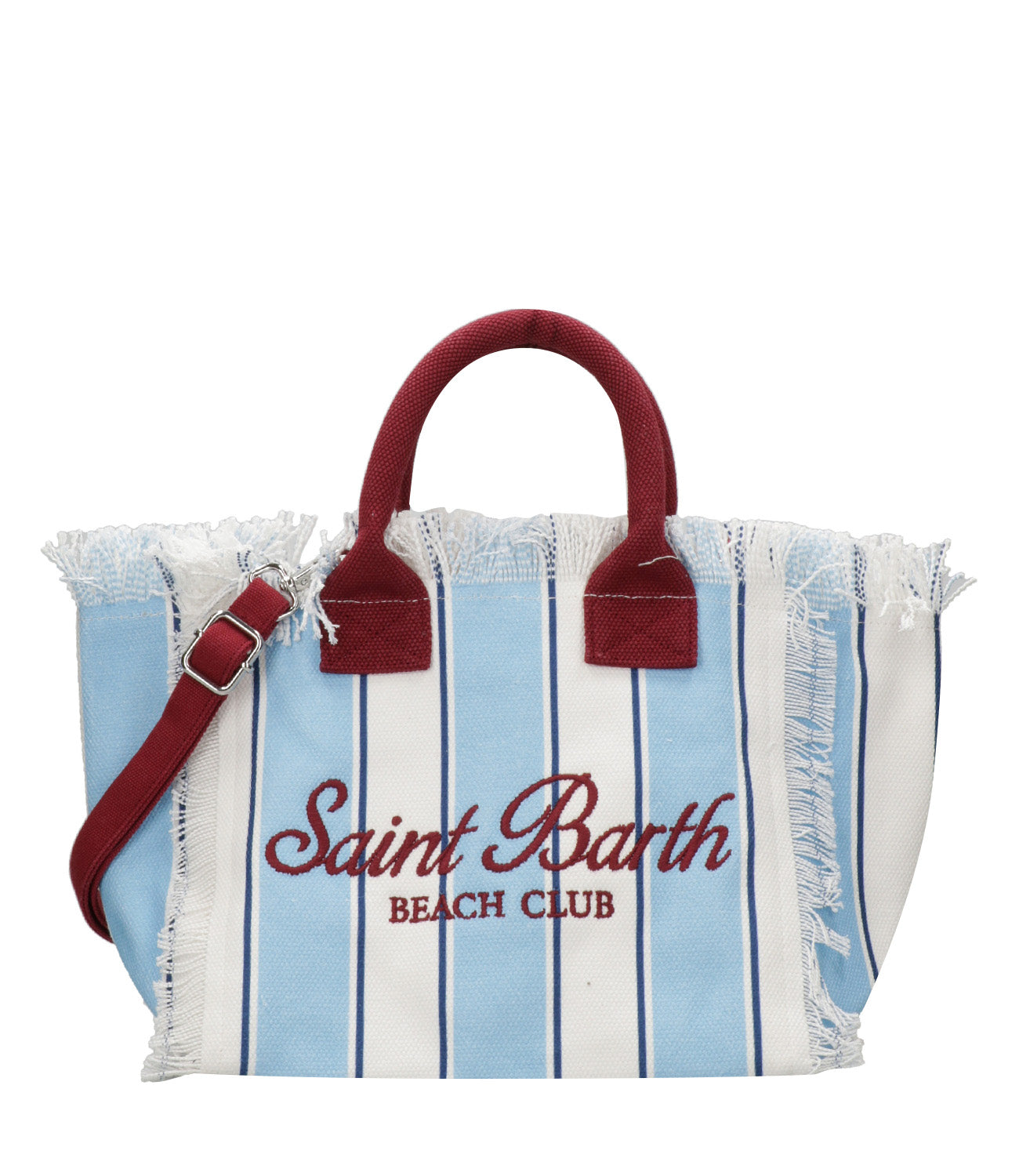 MC2 Saint Barth | Borsa a Mano Colette Small Bianco e Celeste