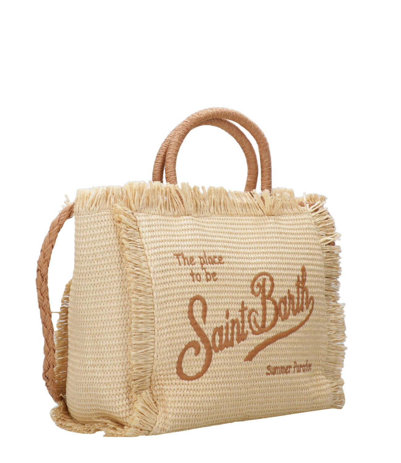 MC2 Saint Barth | Borsa a Mano Colette With Strap Naturale Cuoio