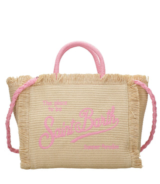 MC2 Saint Barth | Borsa a Mano Colette With Strap Rosa e Naturale