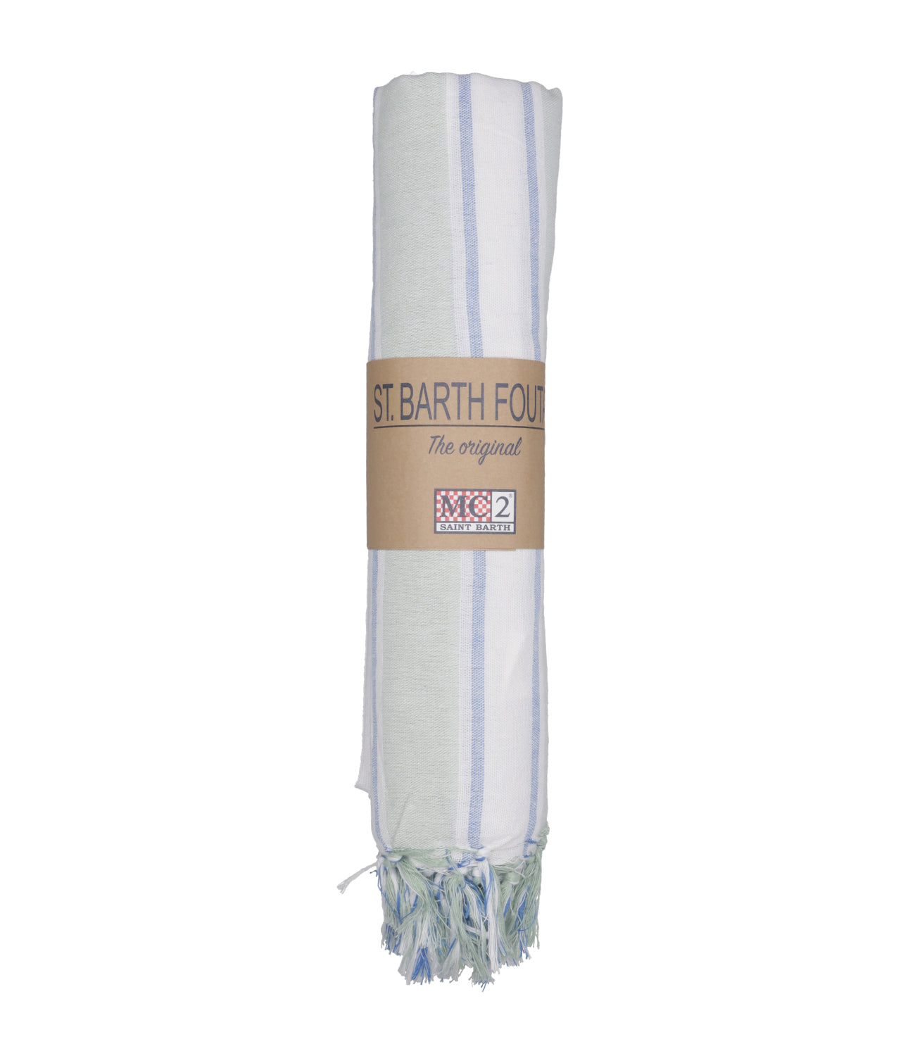 MC2 Saint Barth | Telo Foutas Celeste Ecru