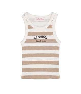 MC2 Saint Barth Kids | Top Panna Marrone
