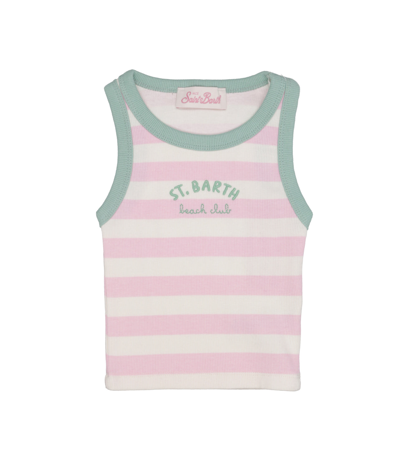 MC2 Saint Barth Kids | Top Verde Rosa