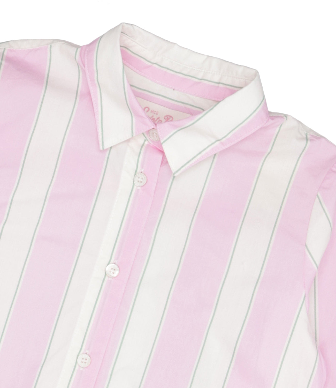 MC2 Saint Barth Kids | Camicia Bianco e Rosa