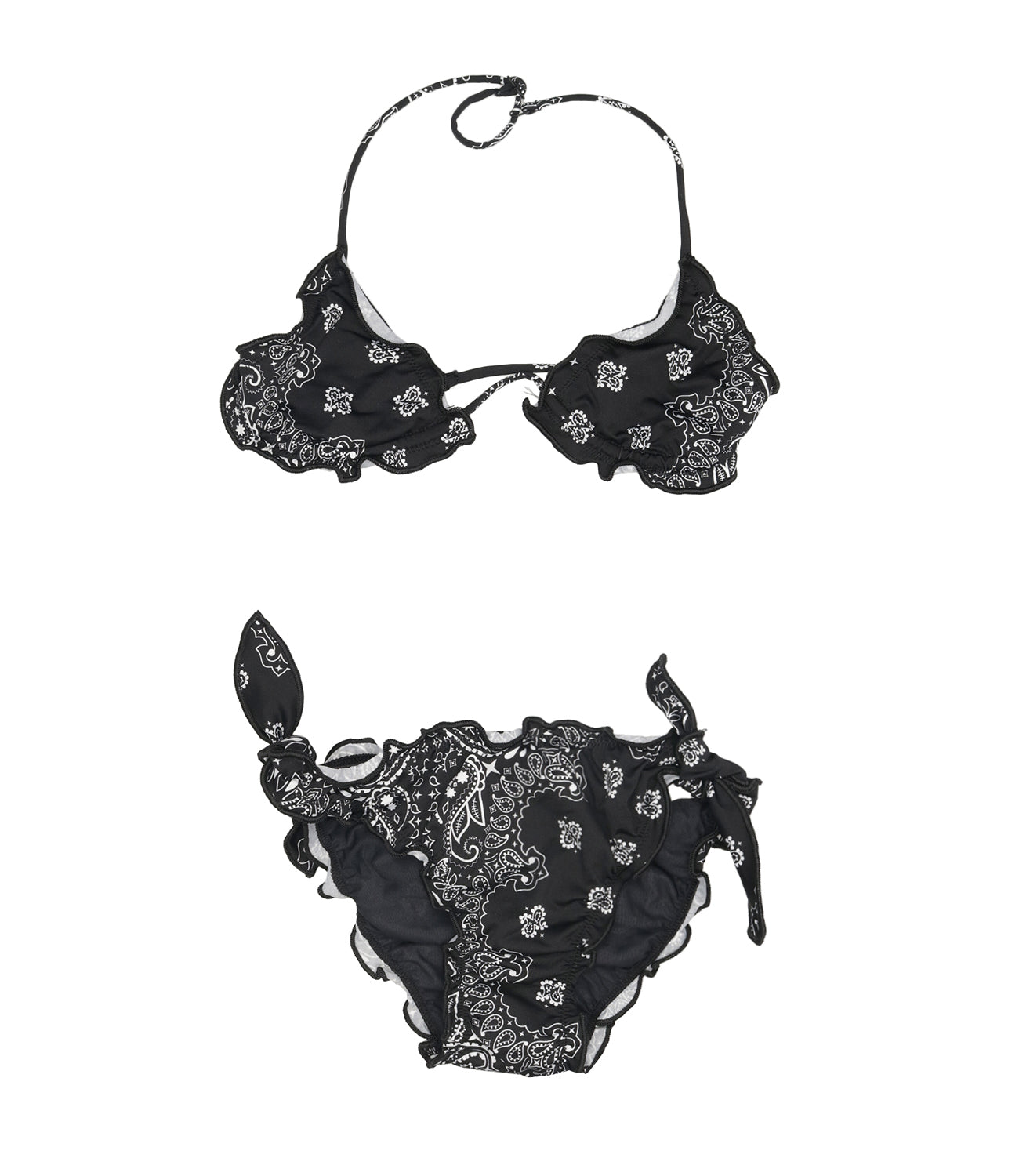MC2 Saint Barth Kids | Costume Bikini Nero Bianco