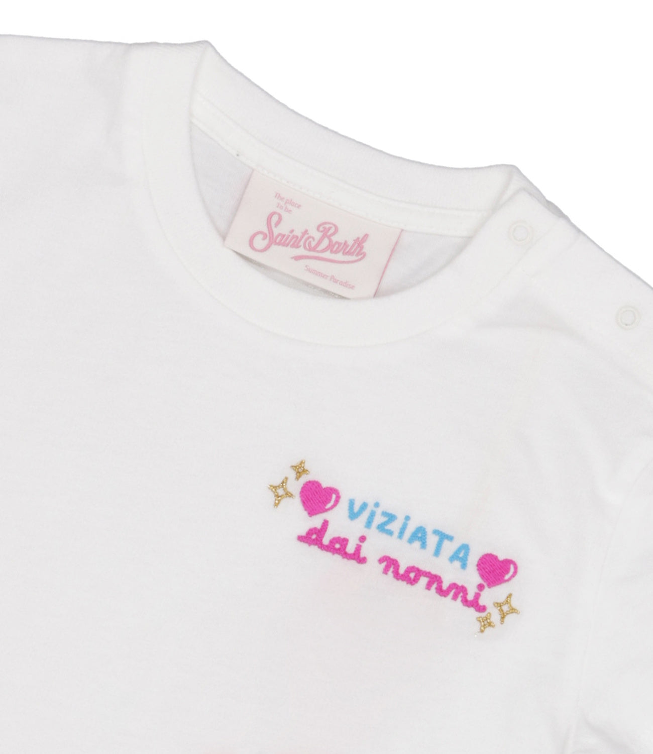 MC2 Saint Barth Kids | T-Shirt Elly Bianco