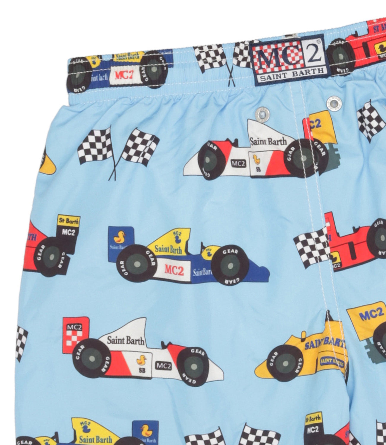 MC2 Saint Barth Kids | Costume Boxer Jean Lighting Celeste