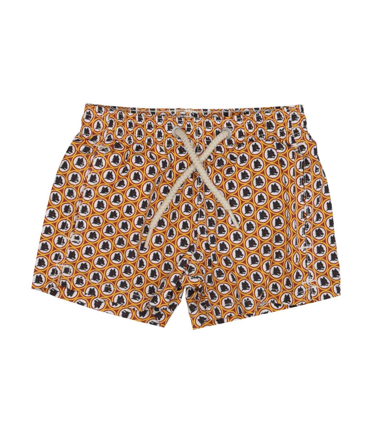 MC2 Saint Barth Kids | Costume Boxer Jean Lighting Rosso Giallo