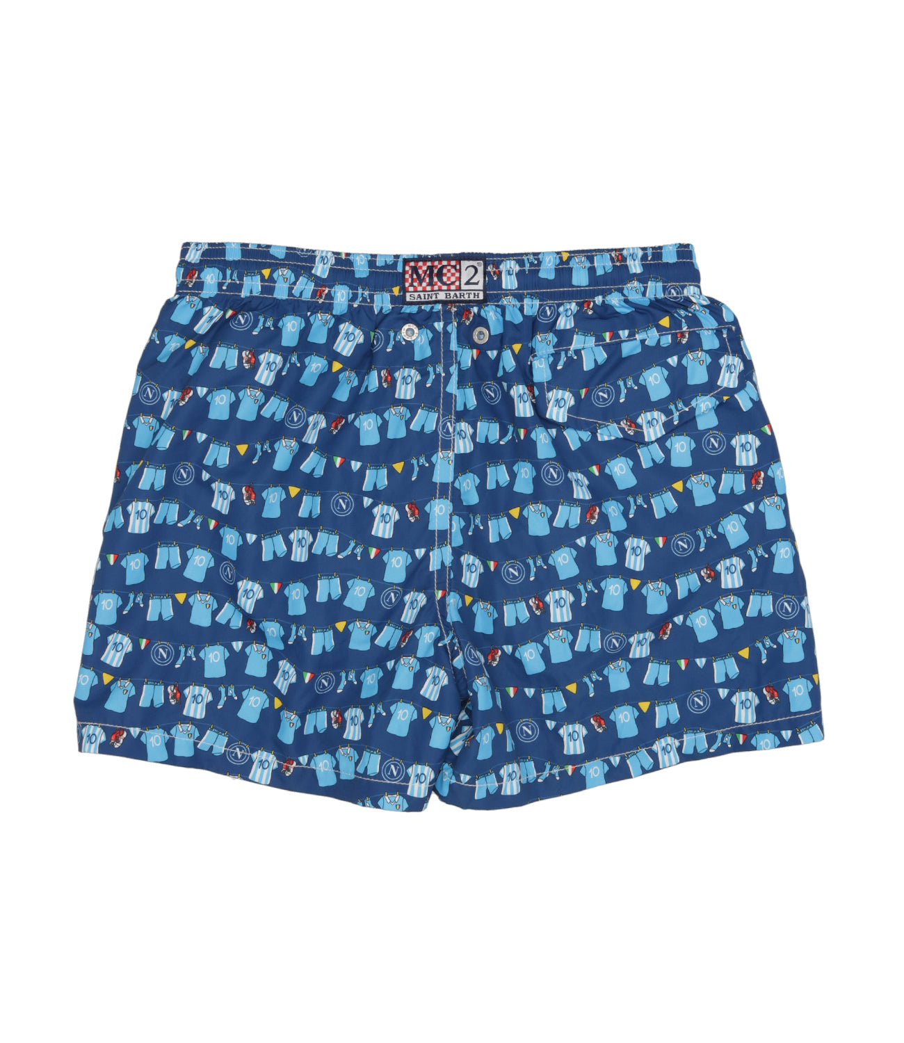 MC2 Saint Barth Kids | Costume Boxer Jean Lighting Blu Azzurro