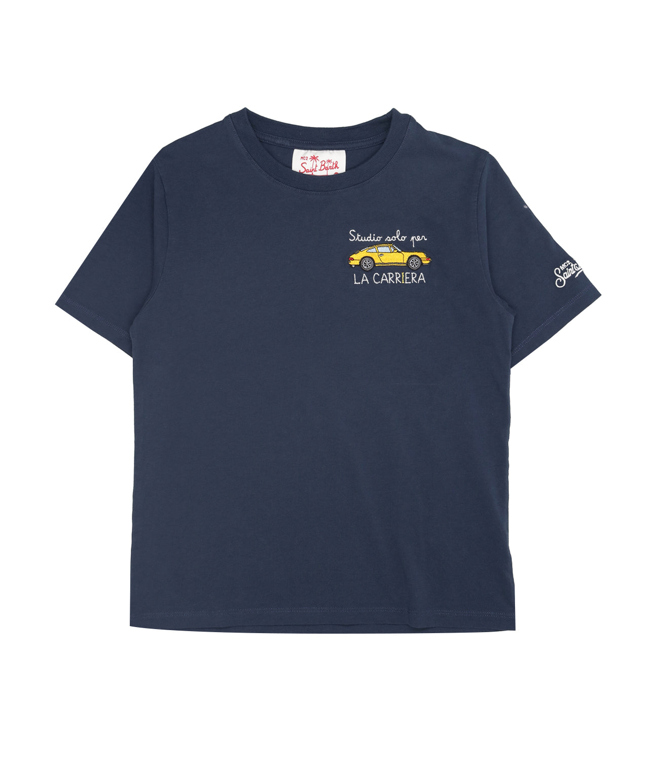 MC2 Saint Barth Kids | T-Shirt Portofino Jr Blu navy