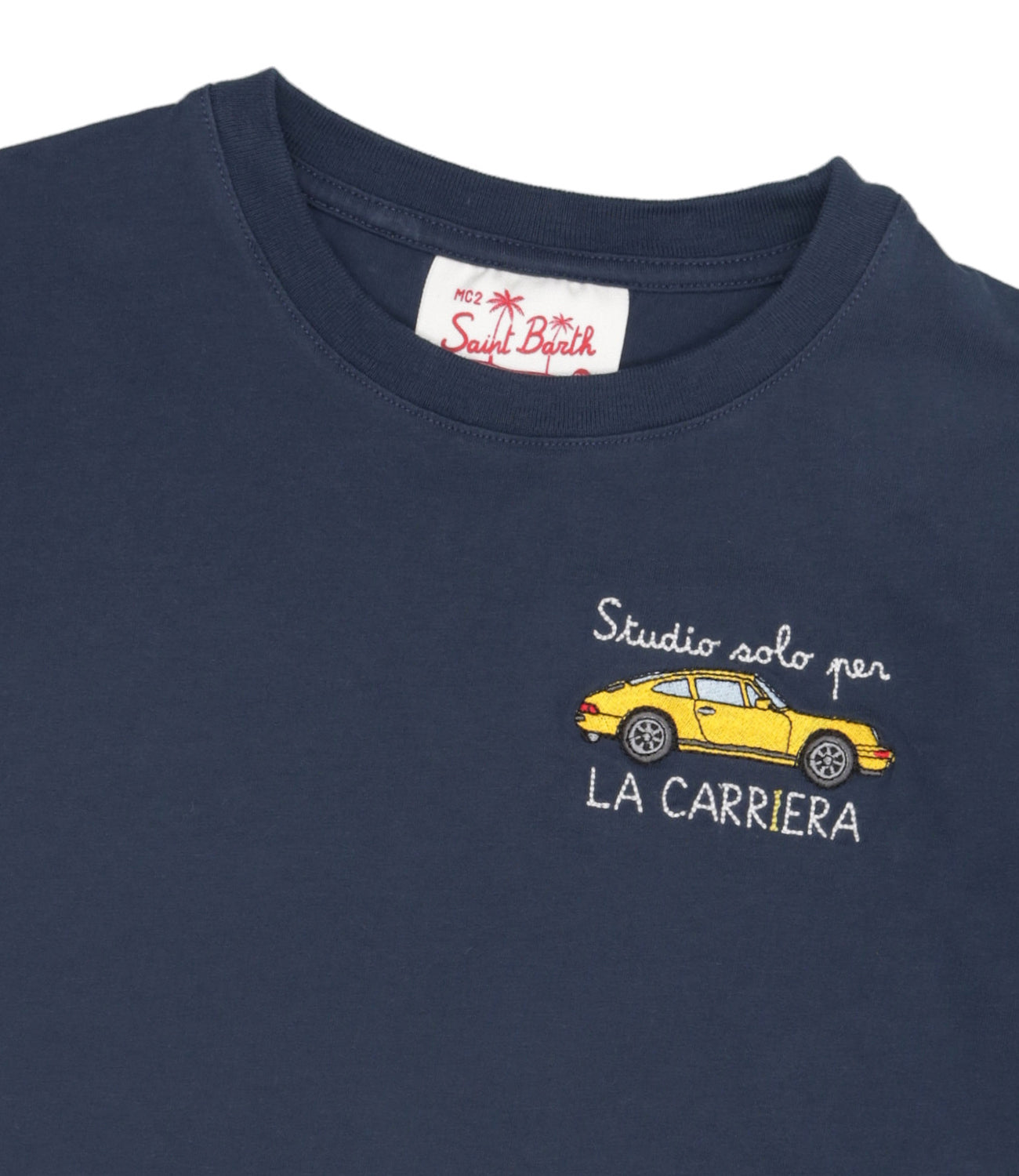 MC2 Saint Barth Kids | T-Shirt Portofino Jr Blu navy