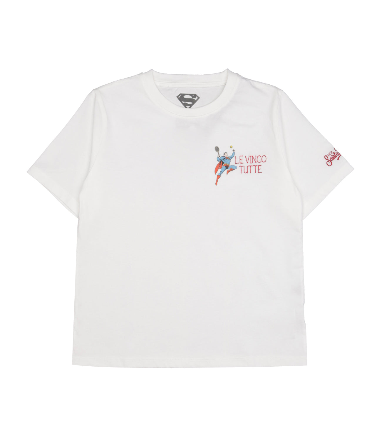 MC2 Saint Barth Kids | T-Shirt Portofino Jr Bianco