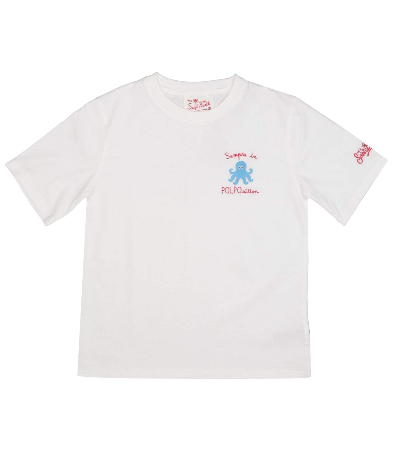 MC2 Saint Barth Kids | T-Shirt Portofino Jr Blu navy