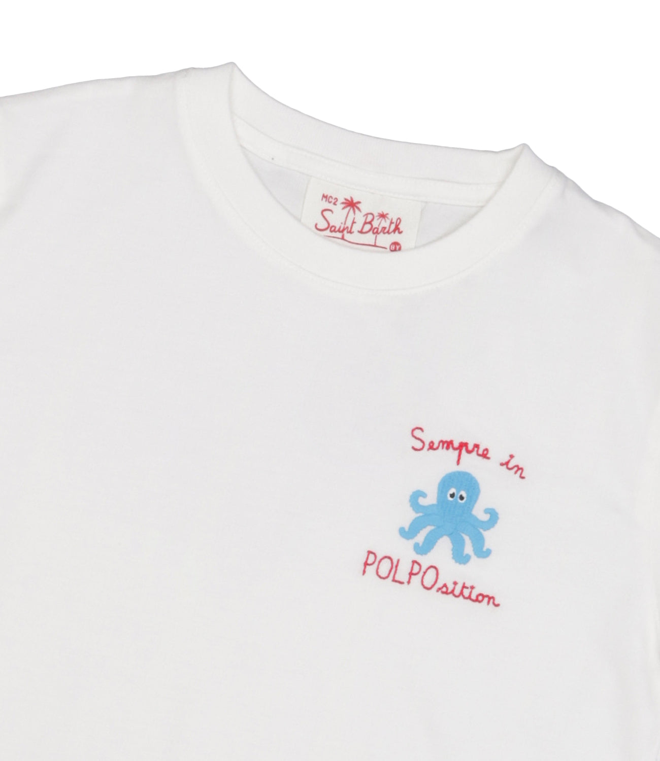 MC2 Saint Barth Kids | T-Shirt Portofino Jr Blu navy