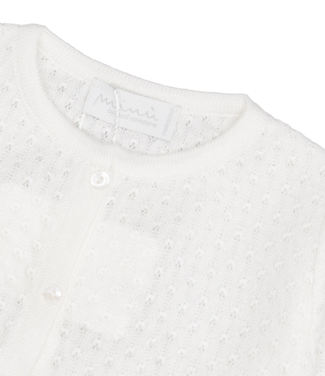 Minù | Cardigan Bianco