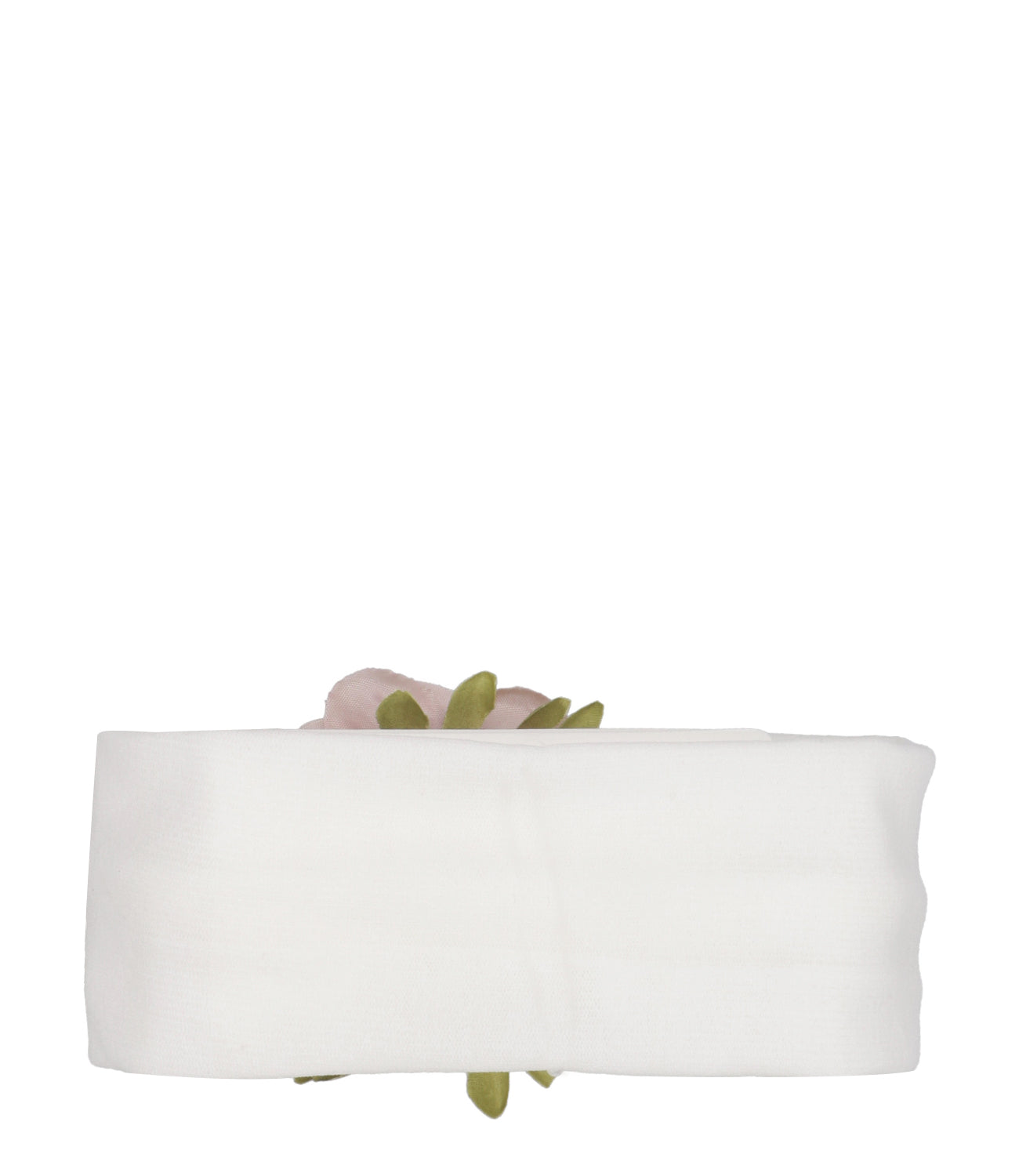 Minù | Fascia Capelli Fiore Bianco Rosa scuro