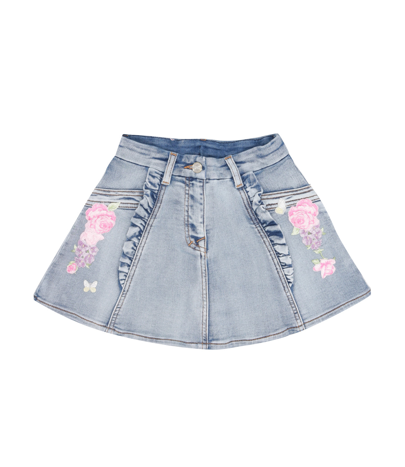 Monnalisa | Gonna Denim Indaco