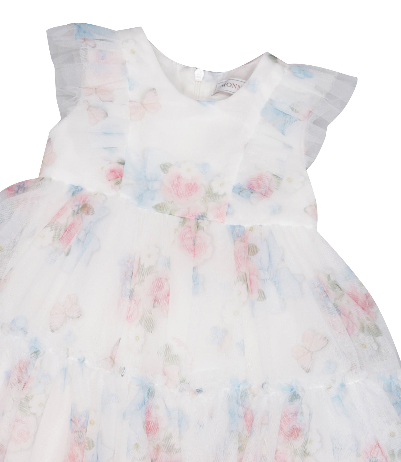 Monnalisa | Abito Bianco Rosa e Celeste