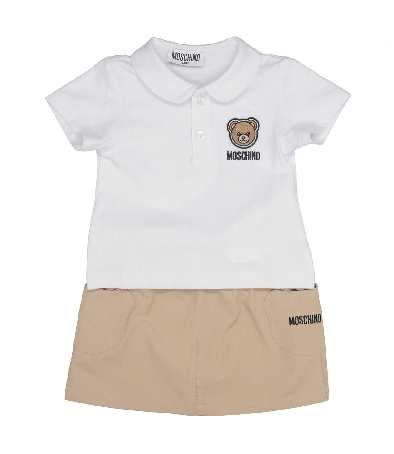 Moschino Baby | Set Maglia Gonna Crema