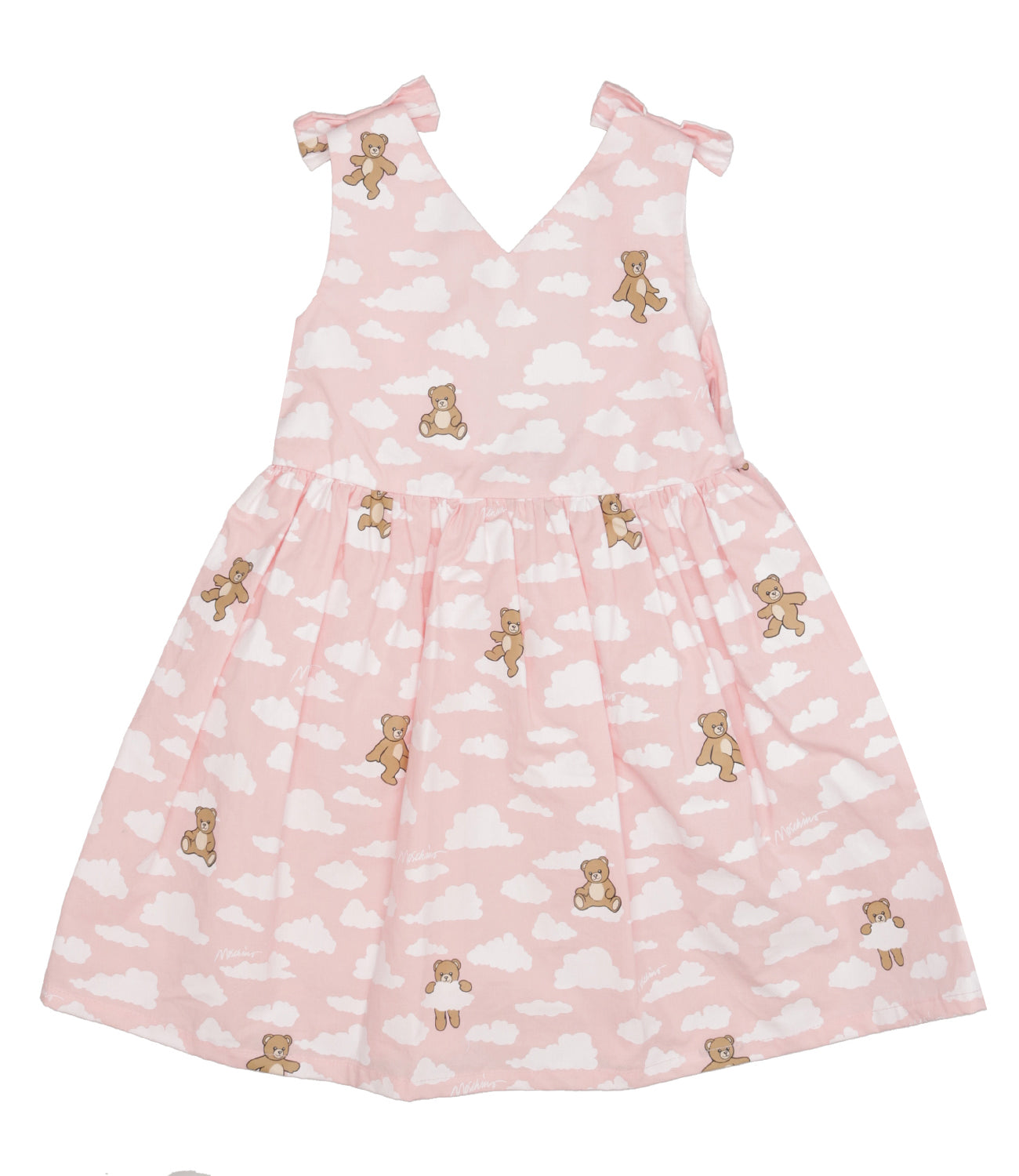 Moschino Baby | Abito Rosa Bianco