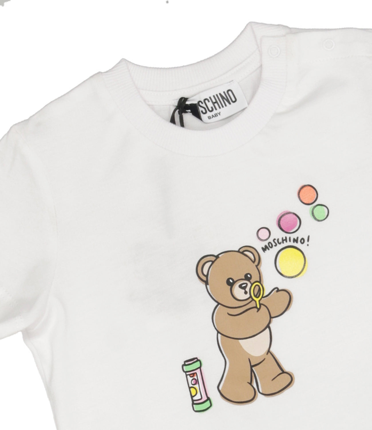 Moschino Baby | Set Maglia Shorts Rosa Bianco