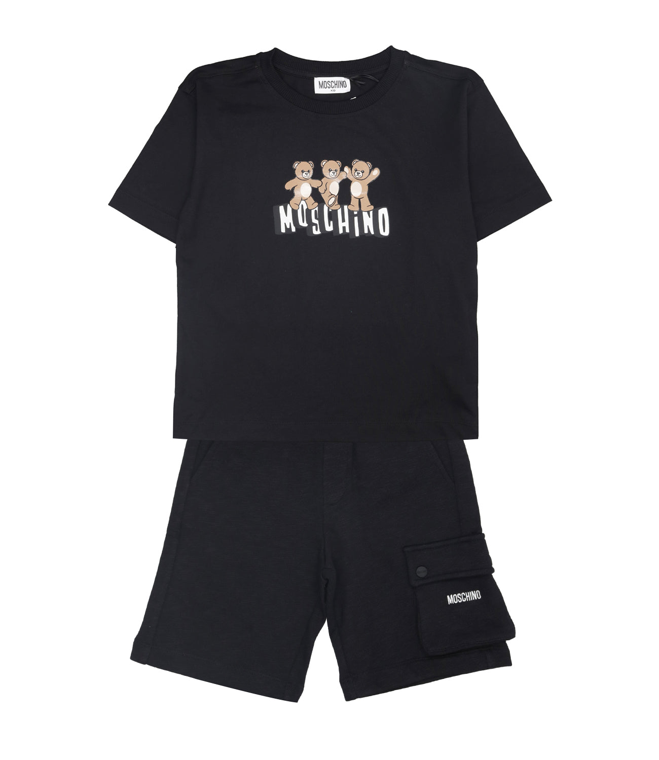 Moschino Kids | Set T-Shirt Shorts Nero