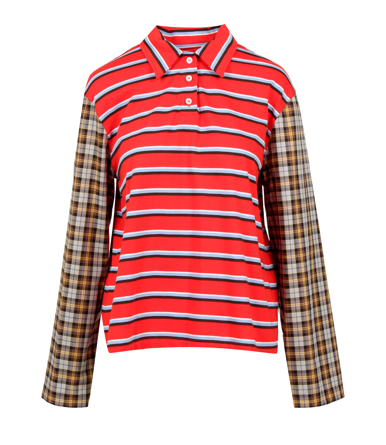 MSGM | T-Shirt Rosso Crema