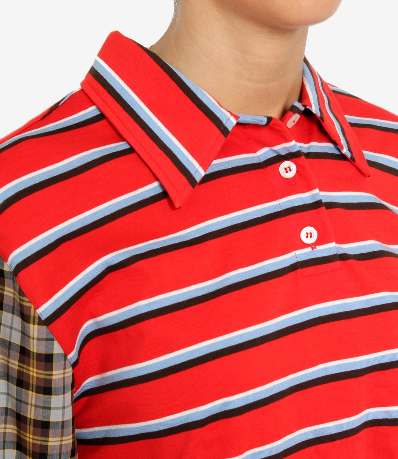 MSGM | T-Shirt Rosso Crema