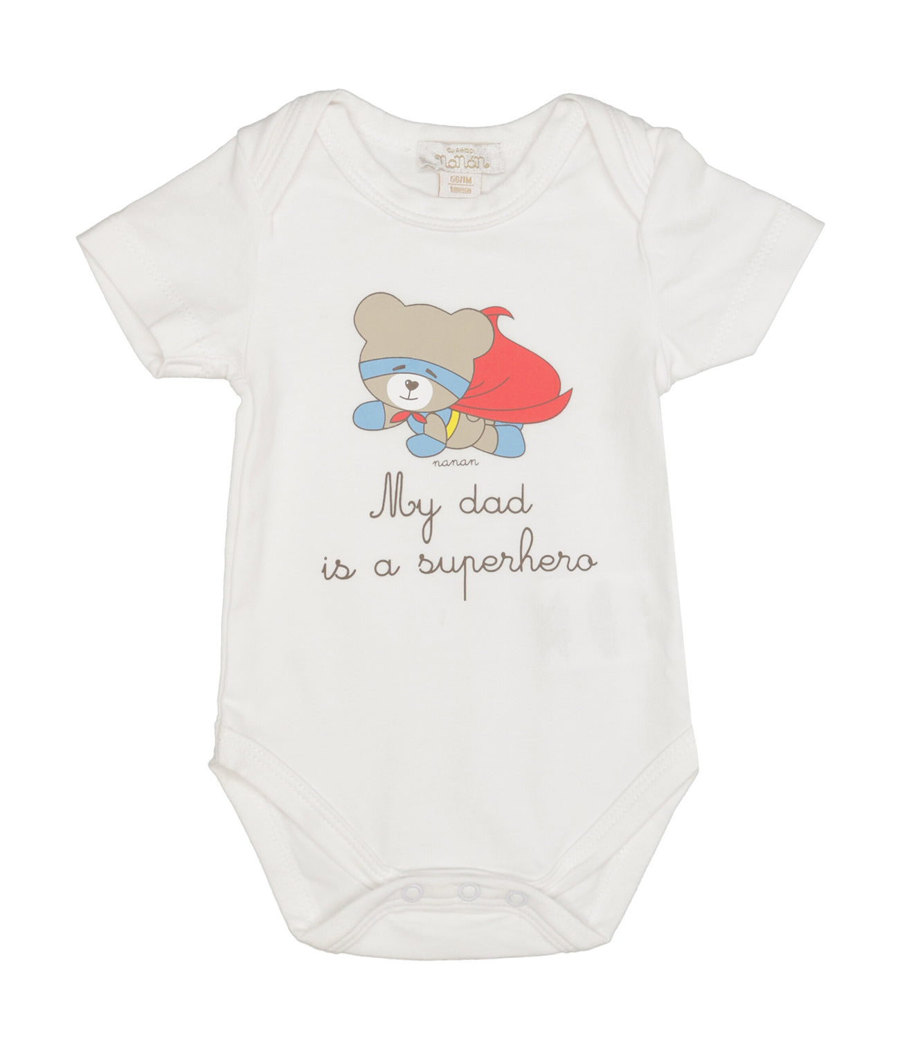 Nanan | Body "My dad is a superhero" Bianco
