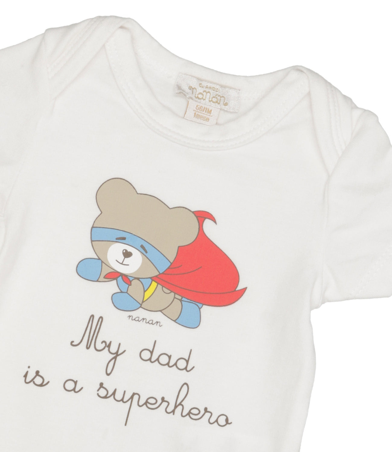 Nanan | Body "My dad is a superhero" Bianco