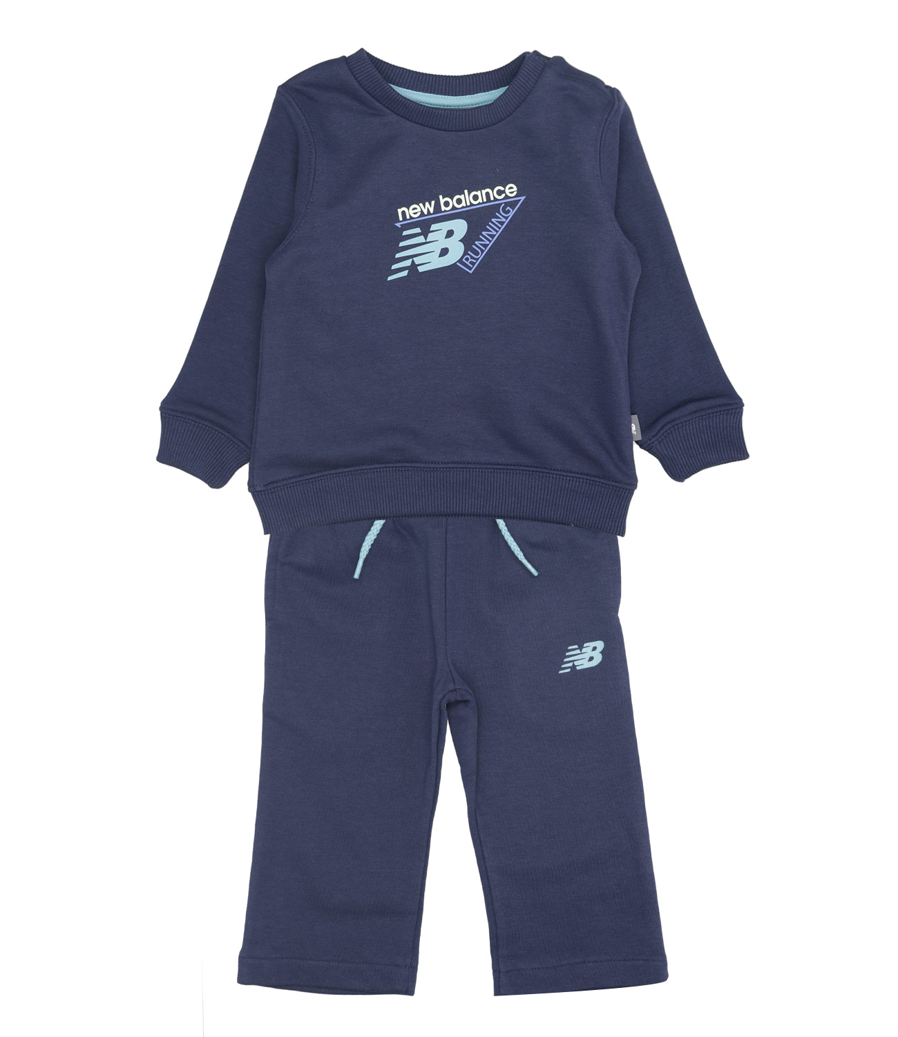 New Balance Kids | Set Felpa Pantalone Blu navy