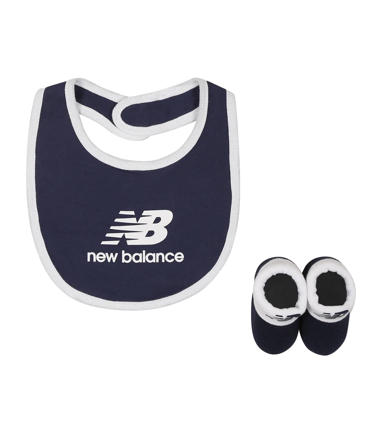 New Balance Kids | Set Bavaglino e Calzini Blu navy