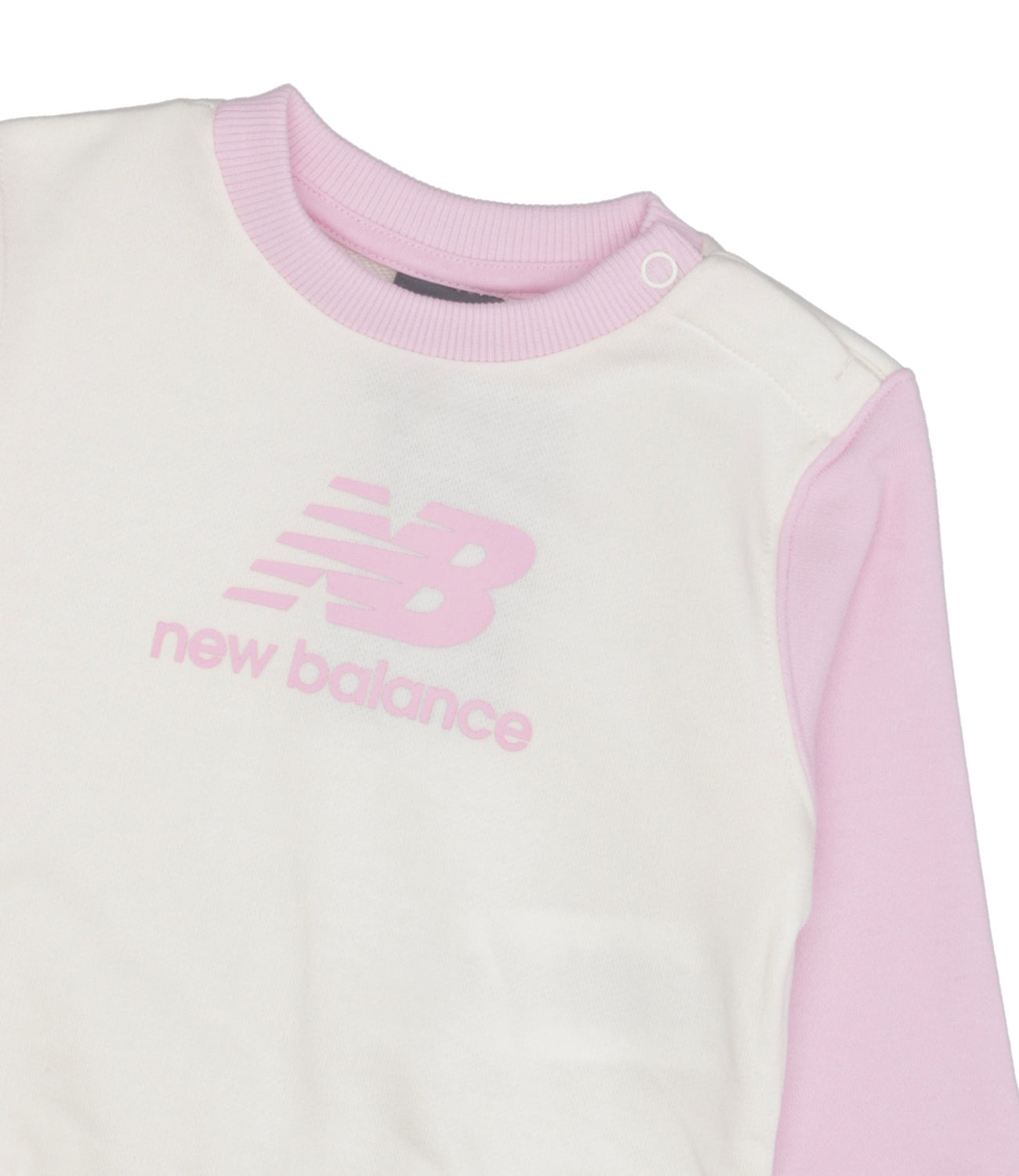 New Balance Kids | Set T-Shirt Pantalone Panna Rosa