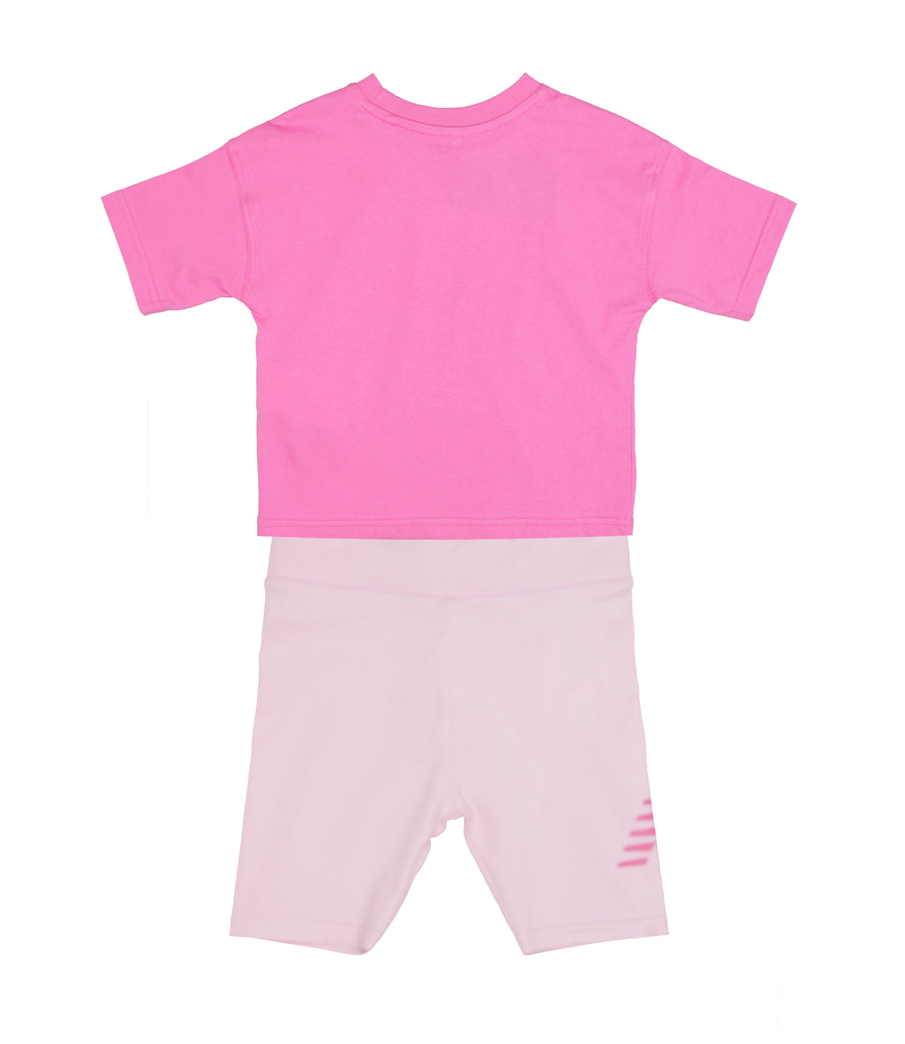 New Balance Kids | Set T-Shirt Bermuda Rosa
