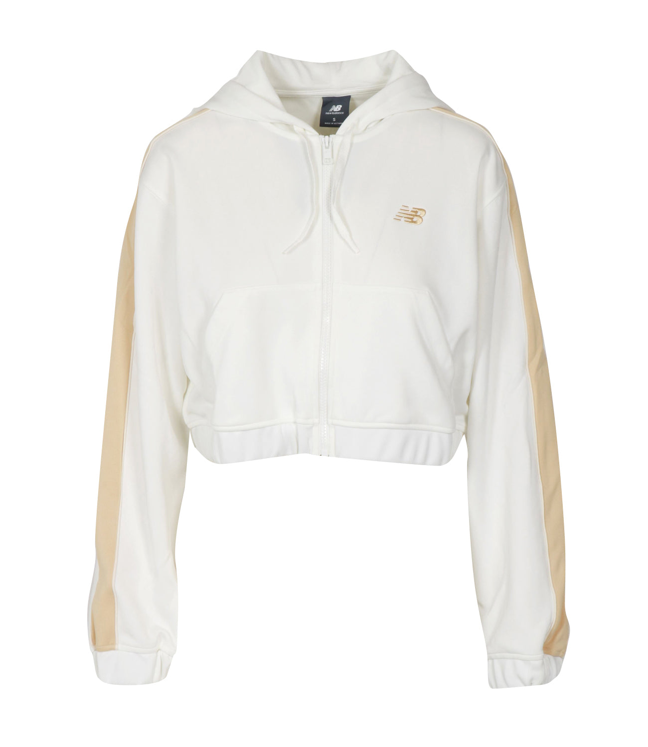 New Balance | Felpa Bianco Oro