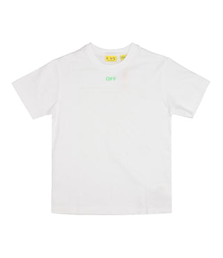 Off White Kids | T-Shirt Bianco Verde