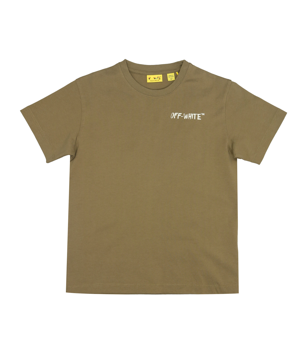 Off White Kids | T-Shirt Verde militare